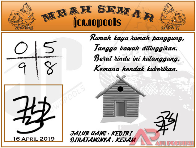 Syair HK Mbah Semar 16 April 2019
