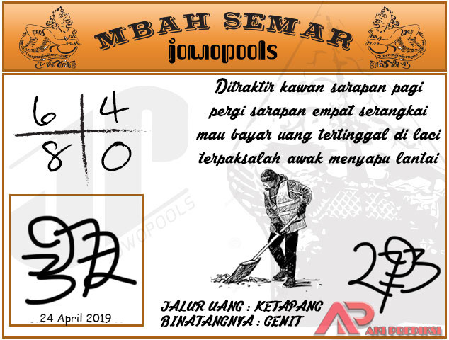Syair SD Mbah Semar 24 April 2019