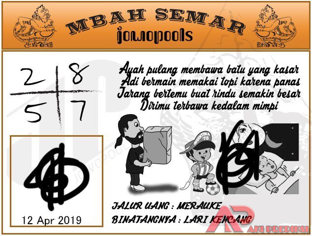 Syair SGP Mbah Semar 11 April 2019